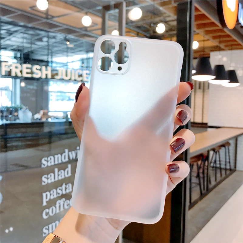 Высококачественный Ультратонкий чехол 0 3 мм для iphone 11 Pro MAX 6 6s 7 8 X XR XS чехлы Mattle из