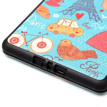 

TPU Soft Case For Amazon Kindle Paperwhite 4 Smart Cover Painting eBook Case for Kindle Paperwhite4 with Auto Wake/Sleep QX2B