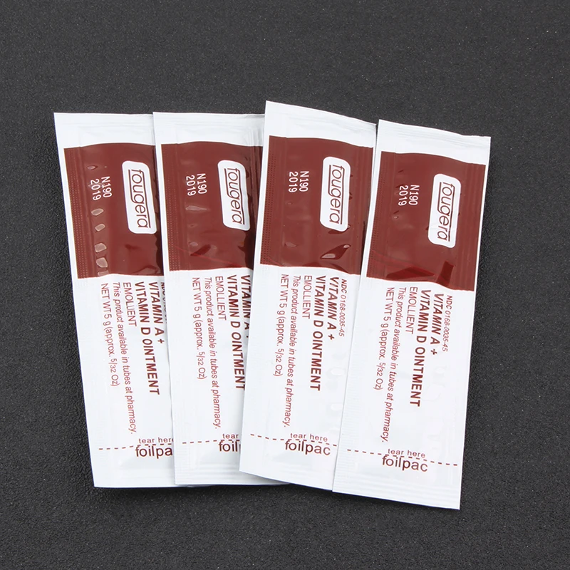 Hot 100Pcs Fougera Vitamin Ointment A&D Anti Scar Tattoo Aftercare Cream For Tattoo body art Permanent Makeup Tattoo Supplies