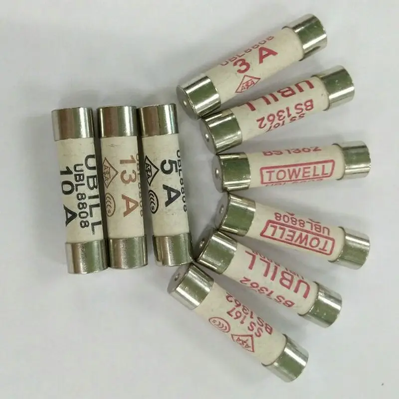 13 AMP Fuses for Domestic Household Plug Top Kettle Toaster Microwave  Fridge