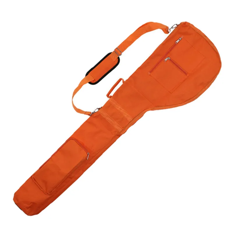 Легкий Sunday Carry чехол для гольфа на молнии складной легко держать 8-10 клубов разных цветов - Цвет: Orange