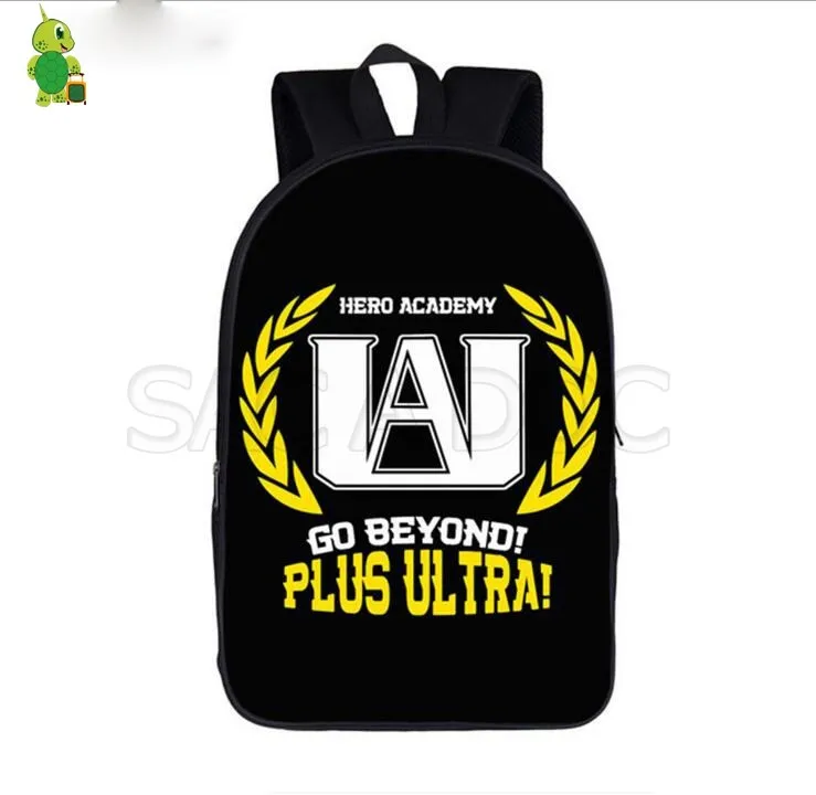 2 Рюкзак с аниме «Мой герой», рюкзак женский Mochila, школьная сумка для подростков, девочек и мальчиков, водонепроницаемый рюкзак для путешествий, сумки - Цвет: 2