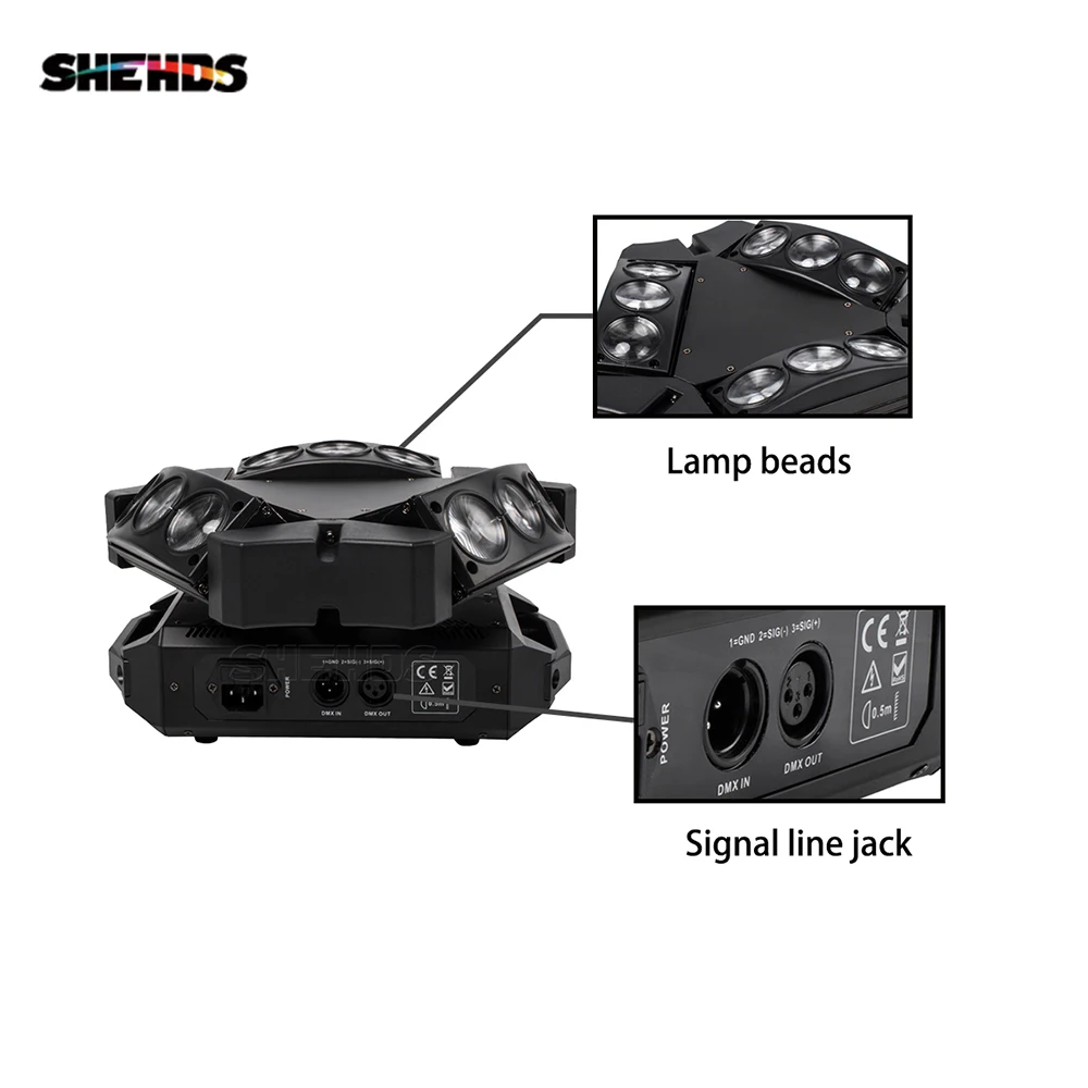 Preise Neue Ankunft MINI LED 9x10W FÜHRTE Spinne Licht RGBW 16 48CH DMX Bühne Lichter Dj LED spinne Moving Head Strahl Licht