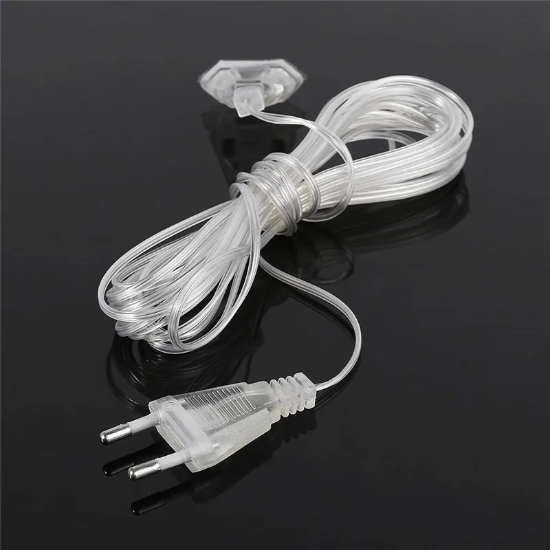3M Extension Wire 12 м x 2 м светодиодный светильник-сосулька для занавесок s сказочная гирлянда Рождественский струнный светильник для дома и улицы Свадебный светильник ing домашние вечерние Gararden Декор - Испускаемый цвет: 3M Extension Wire