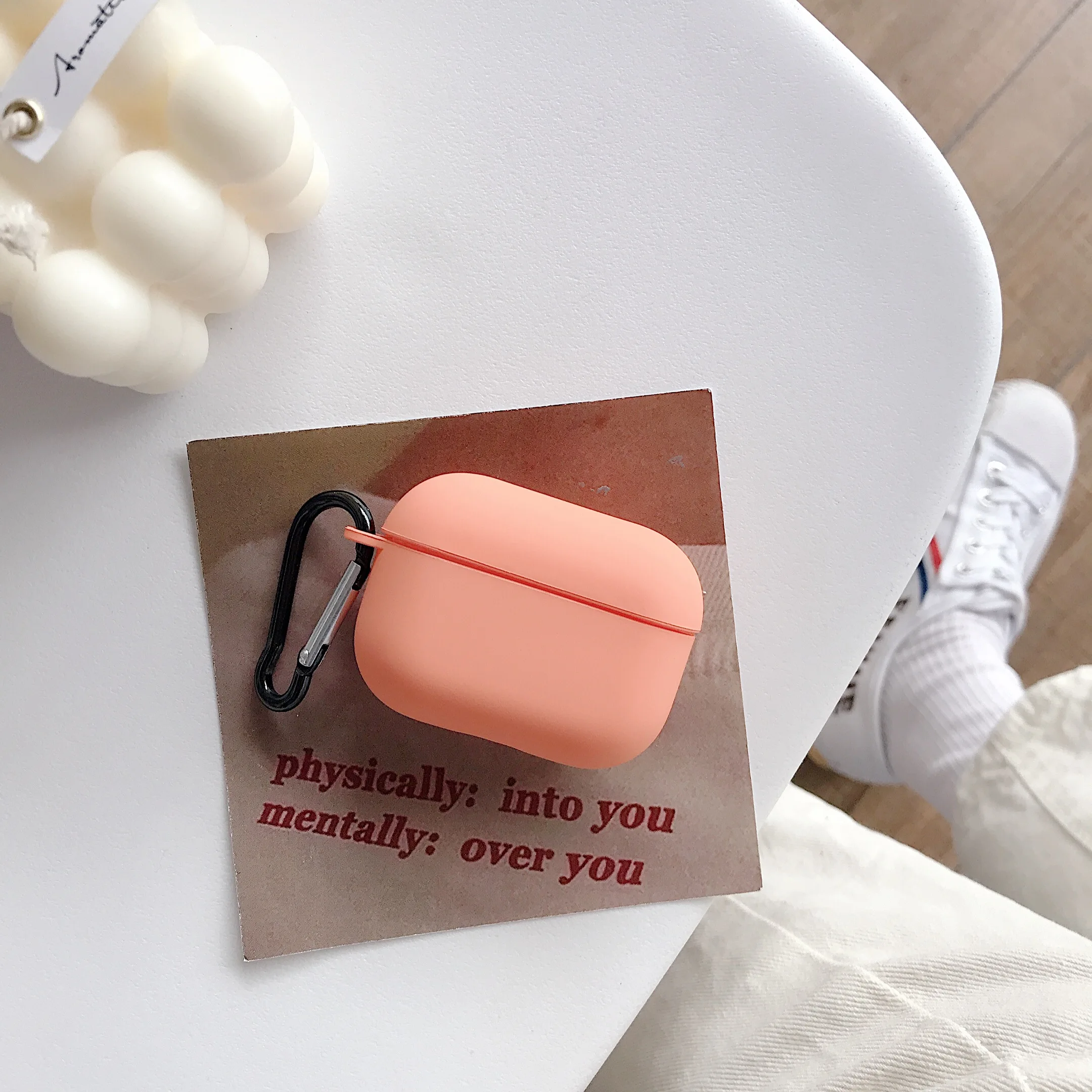 Чехол для Apple Airpods Pro, беспроводной Bluetooth чехол для наушников, мягкий ТПУ чехол ярких цветов для Air Pods Pro 3, чехол с крючком