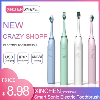 

Electric toothbrush ultrasonic adult lovers rechargeable soft hair automatic toothbrush manufacturer wholesale OEM