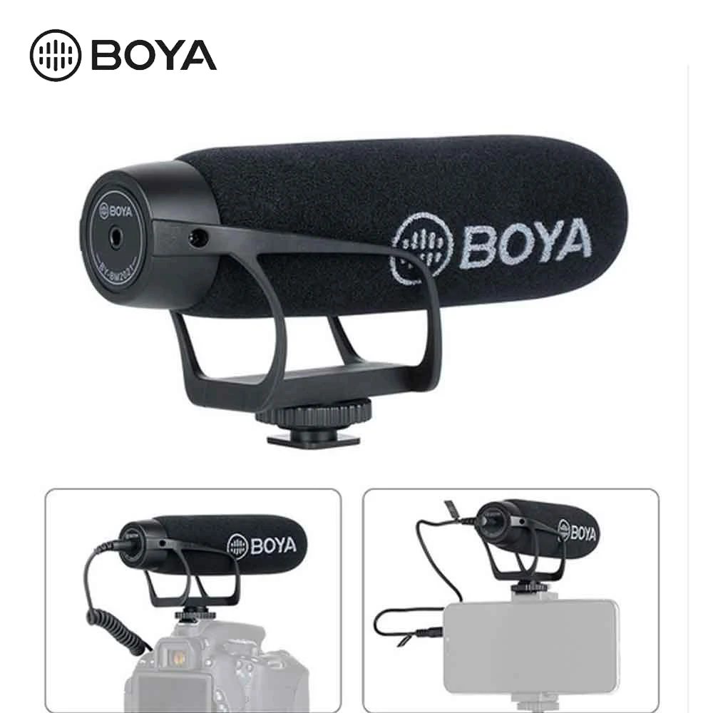 BOYA BY-BM2021 микрофон суперкардиоида широкий охват видео микрофон для DSLR камеры Canon Nikon sony Видеокамера Panasonic смартфон