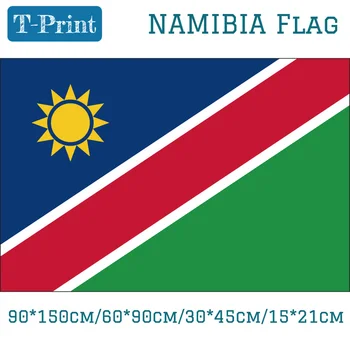 

15PCS Flag Namibia National Flag 30*45cm Car Flag 3x5ft Polyester Banner 90*150cm/60*90cm/15*21cm Outlast Decoration Printed