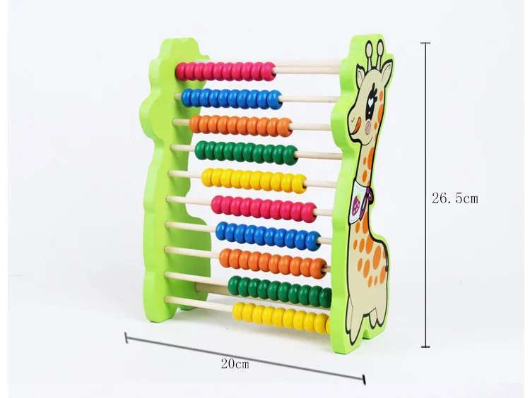 Детское раннее образовательное обучение, деревянные игрушечные счеты, деревянные математические обучения, многофункциональный расчет/детский подарок