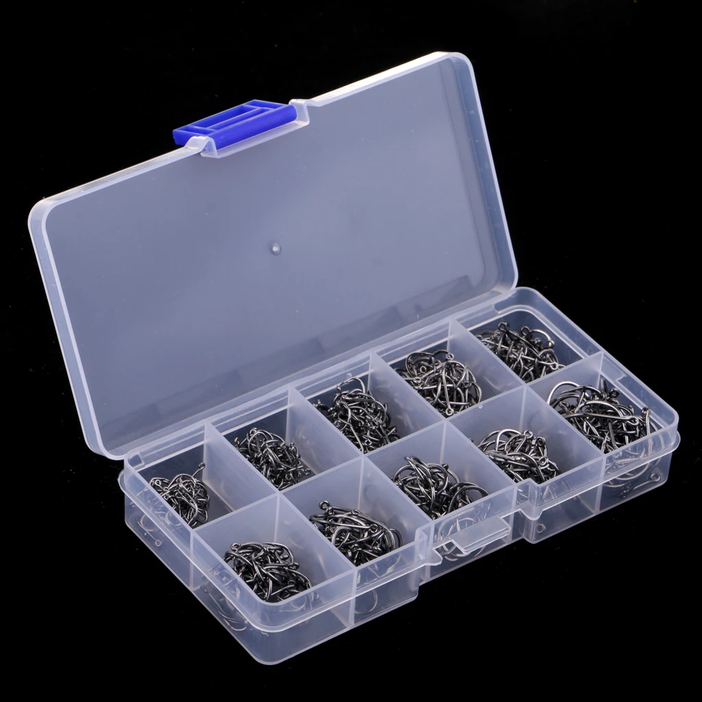 500pcs 2019 NEW Saltwater Sea Fishing Hook Octopus Circle Hooks 3#-12#