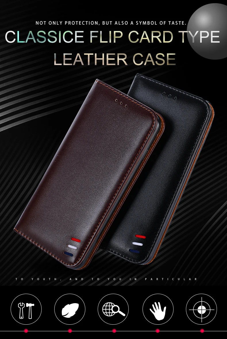 Huawei dustproof case Flip Wallet Leather Case for Huawei P Smart 2019 Phone Cover Coque For P30 P20 Pro P10 Plus P8 P9 lite 2017 mini GT3 GR3 GR5 huawei pu case