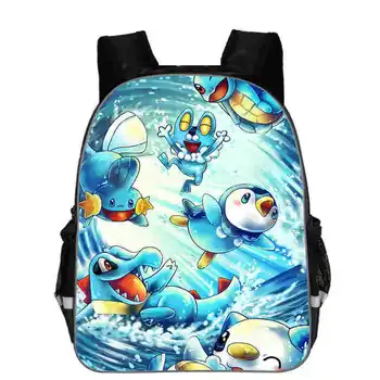 

Anime Pokemon Backpack Boys Girls School Bags Children Pikachu Backpack For Teenagers Kids Gift Backpacks Schoolbags Mochilas