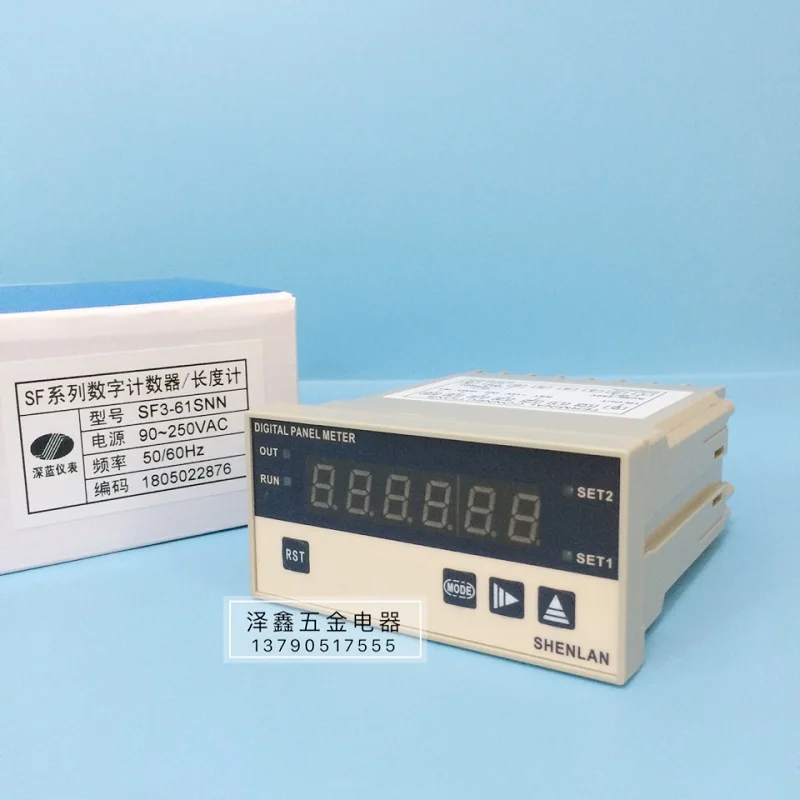 

Dark blue meter counter SF3-61SNN machine length meter / counter working equipment counter