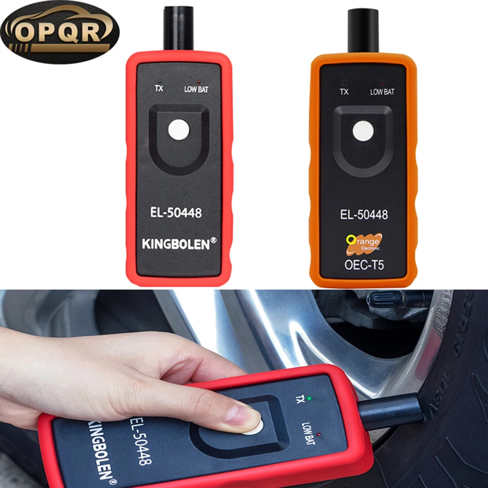 

OPRQ EL50448 Auto Tire Pressure Monitor Sensor TPMS Relearn Reset And Replacement TIRE Pressure Sensor Reset Tool OEC-T5