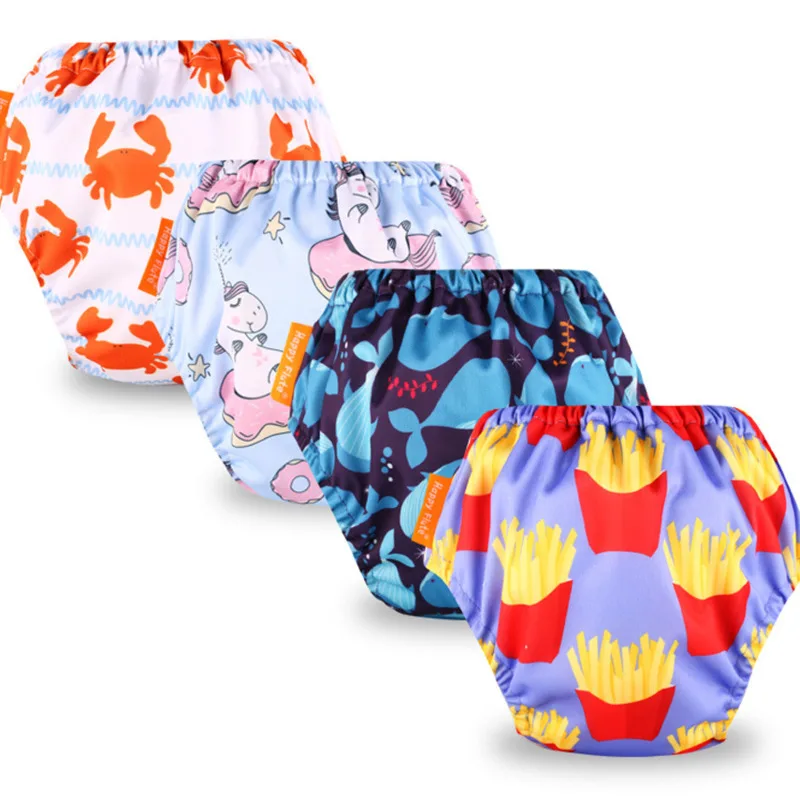 

9-14kg Cotton Newborn Diaper Funny Patten Ventilation Training Pants Baby Nappy Clean Care Remove Smell Study Supplies for 6-36M
