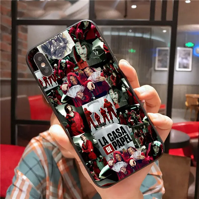 A4 Чехол для iphone 11, серия tv Money Heist House Of paper, аксессуары для телефонов, чехол для iphone 8, 7, 6S Plus, 5S, SE, XR, X, XS MAX, чехол - Цвет: A4