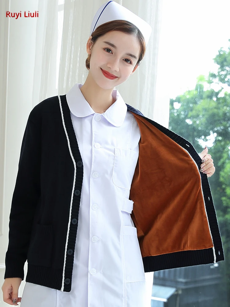 Nurse's sweater jacket cardigan nurse uniform suits