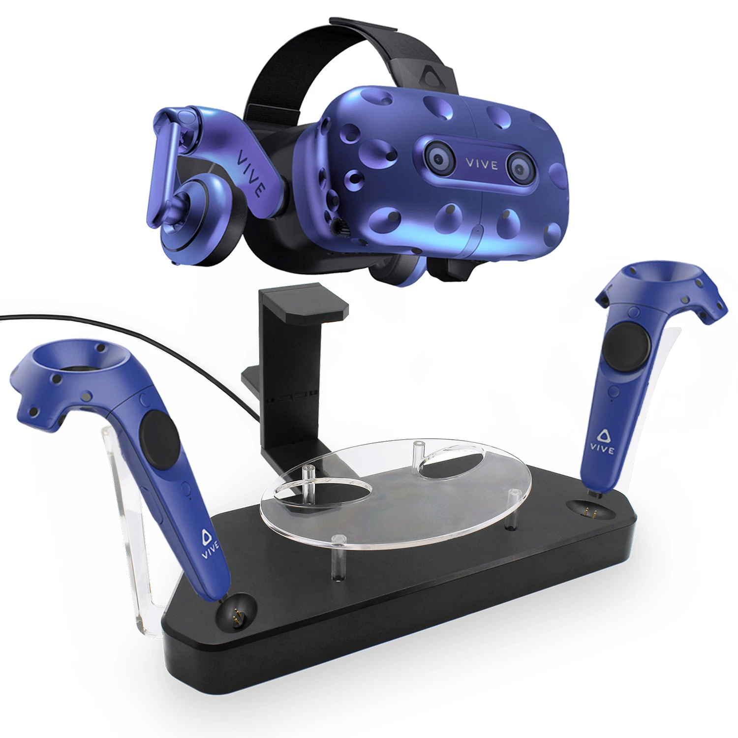controller wireless magnetic adsorption charging double charging station for htc vive pro vr controller double handle charging