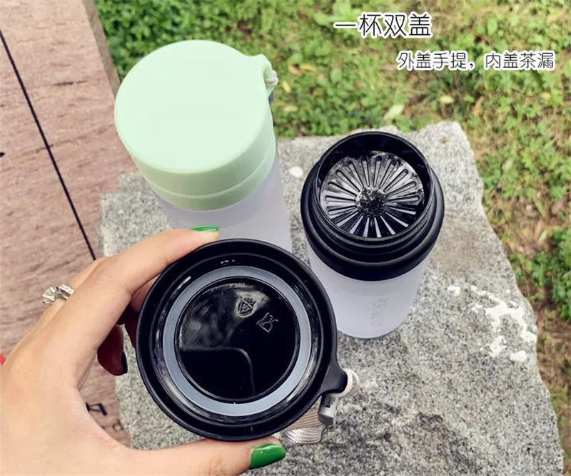 600/800ML BPA Free Leak Proof Water bottle Portable Sports Climbing Hiking Direct Drinking Bottle