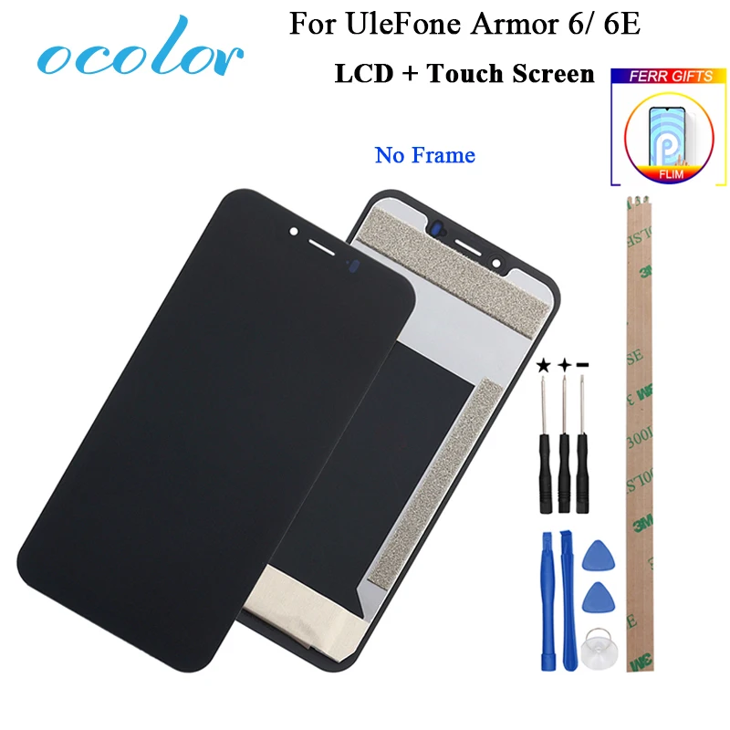 Ocolor для UleFone Armor 6 ЖК дисплей + кодирующий преобразователь сенсорного экрана в
