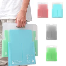 Портативная сумка папка для документов папка для файлов широкий кошелек 5 Сетка А4 бумага для органайзера держатель офисные школьные принадлежности подарок симпатичный