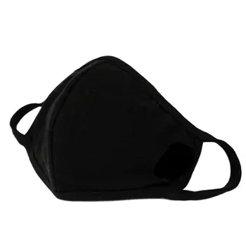 

3pcs Fashion -dust Breathable Face Masks Unisex Black Dust Cotton Mouth Mask Washable Reusable