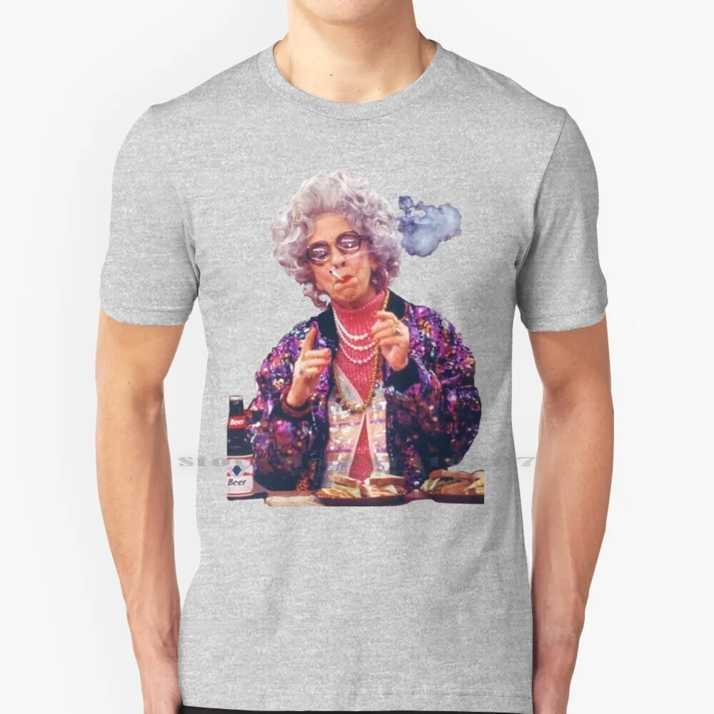 

Cool Grandma T Shirt 100% Pure Cotton Cool Smoke Drink 90s Vintage Tv Tvshow The Nanny
