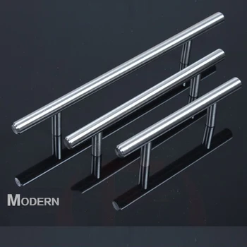 

4" ~ 24'' Stainless Steel Handles Diameter 12mm Kitchen Door Cabinet T Bar Straight Handle Pull Knobs Furniture Hardware