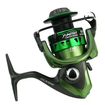 

HiMISS Spinning Fishing Reel for Fresh/Salt Water Carp Casting Baiting Metal Spool Fishing Tackle Reels spinning reel