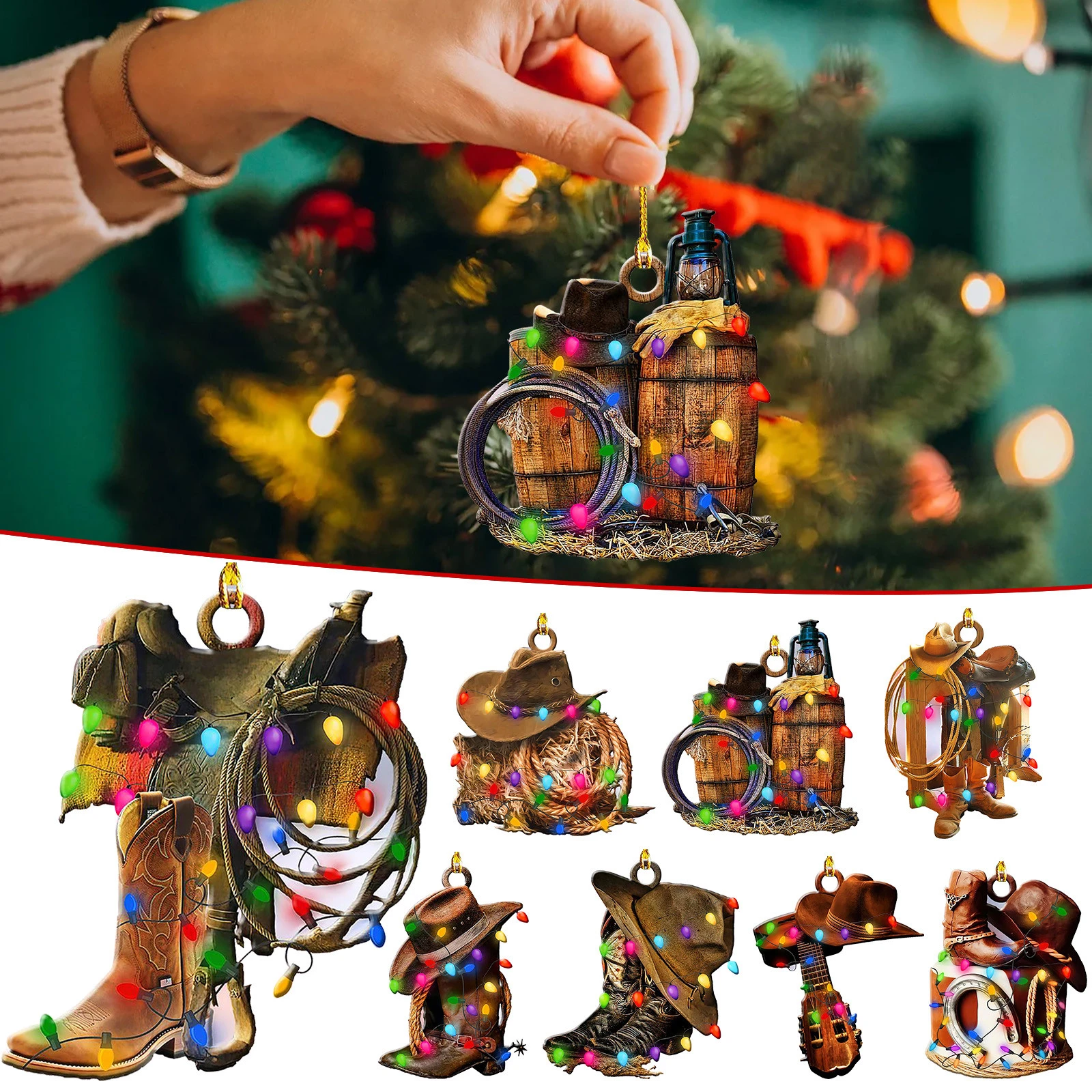Cowboy Christmas 2022 Cowboy Christmas Tree Ornaments Specializeds Christmas Outdoor Decorations  Wood Ornament Assortments For The Outdoor 2022|Pendant & Drop Ornaments| -  Aliexpress