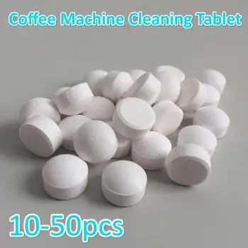 

10/50pcs Coffee Machine Cleaning Tablet Effervescent Tablet Descaling Agent Kitchen Accessories Cleaning Chemicals Sheet