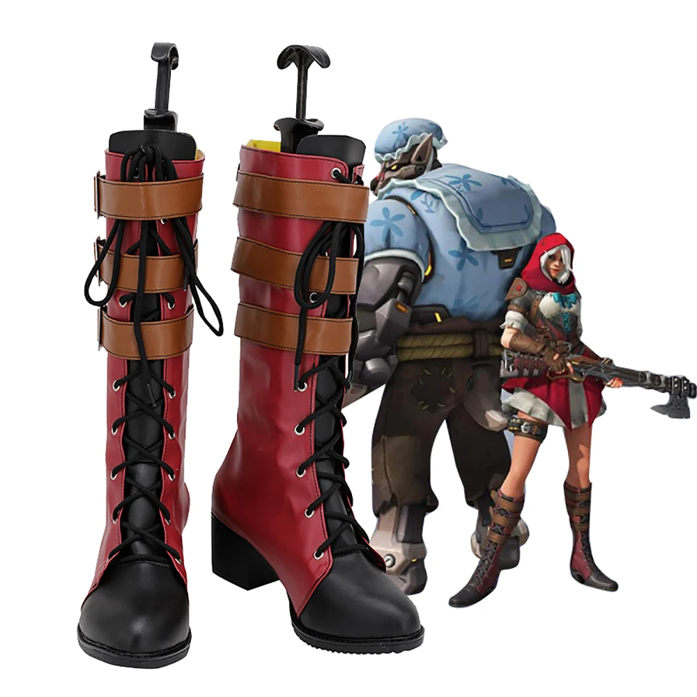 

Ботинки ашэ для косплея, красные ботинки для косплея, любой размер