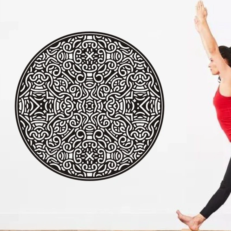 

Yoga Club Wall Sticker Decal Pattern Body-building Posters Vinyl Wall Decals Home Decoration Decor Mural Yoga Sticker