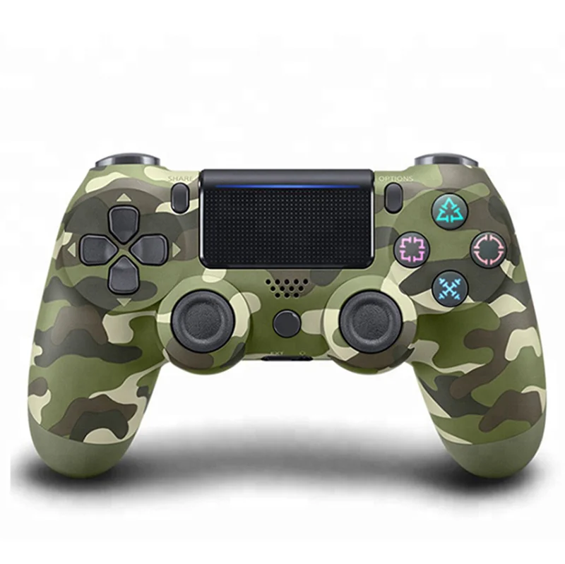PS4 портативный Bluetooth пресс-Контроллер Dualshock для sony Play Station 4, виброджистор, геймпады для Play Station 4 - Цвет: Green Camo
