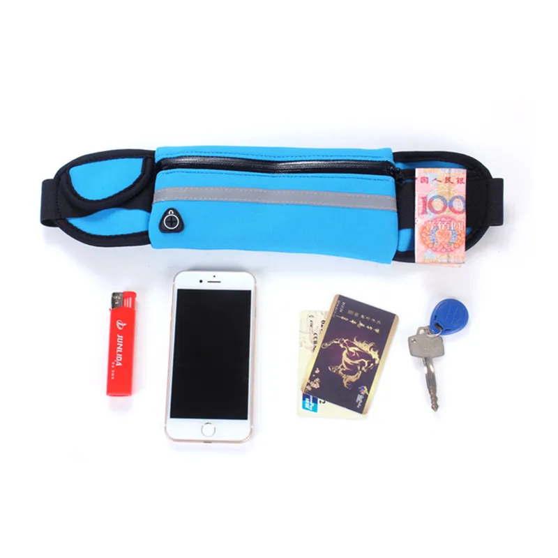 Sport Accessories Outdoor Running Waist Bag Waterproof Mobile Phone Holder Jogging Belt Belly Bag Women Gym Fitness Bag Lady