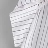 Fashion Blouses Striped Print Shirt Tops Hollow Out Short Butterfly Sleeve Blouse Top Solid Summer Casual Women Shirts Tunic 5