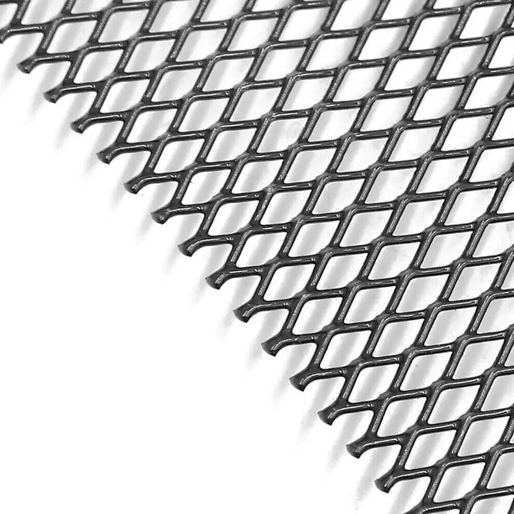  Mesh Front Fix Mesh Universal Repairing Mouldings Car Bumper Stainless Steel Grille Net Panels Glue