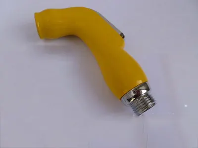 Yellow Биде маленькая Душевая насадка, очиститель для тела, мытье приклада, промывка унитаза с выключателем, удерживание маленького распылителя - Цвет: Yellow
