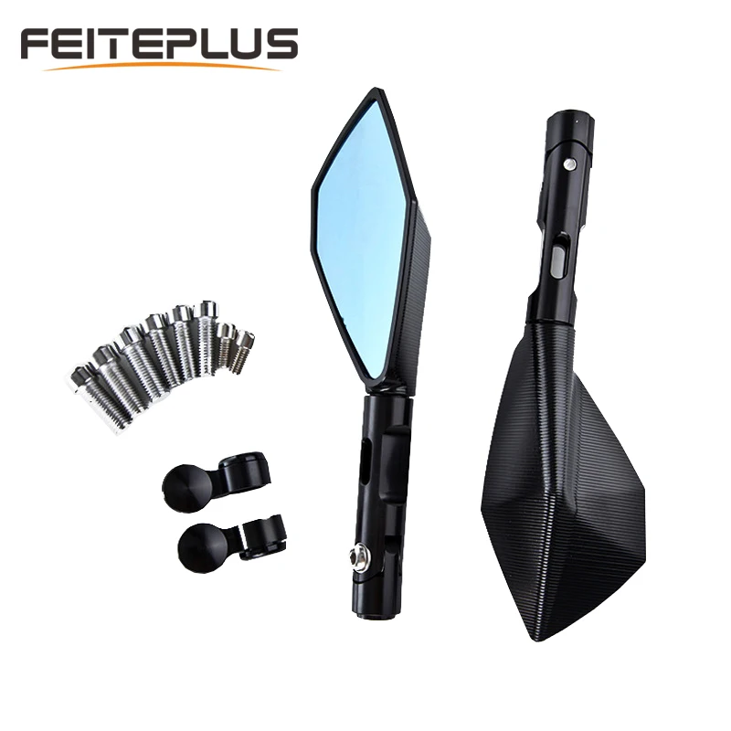 Universale M8 M10 Vista Posteriore Del Motociclo Specchi Scooter Moto Retrovisore Specchi Electrombile Lato Posteriore Specchio Convesso M8 M10