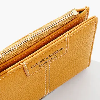

Fashion Women Leather Wallet Credit Card Holder Purse Lady Short Handbag Keyring Pocket Coin Bag