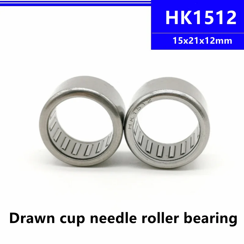 

50 шт./100 шт. высокое качество HK1512 15x21x12 мм тянутая чашка в клетку игольчатый роликовый подшипник 15*21*12 мм HK152112