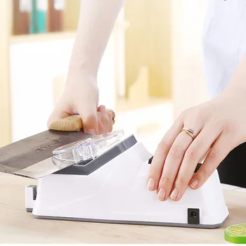

Electric USB Knife Sharpener Stainless Steel Kitchen Tool Sharpening Stone Grinder Knives Sharpener Kitchen Scissors Shaper