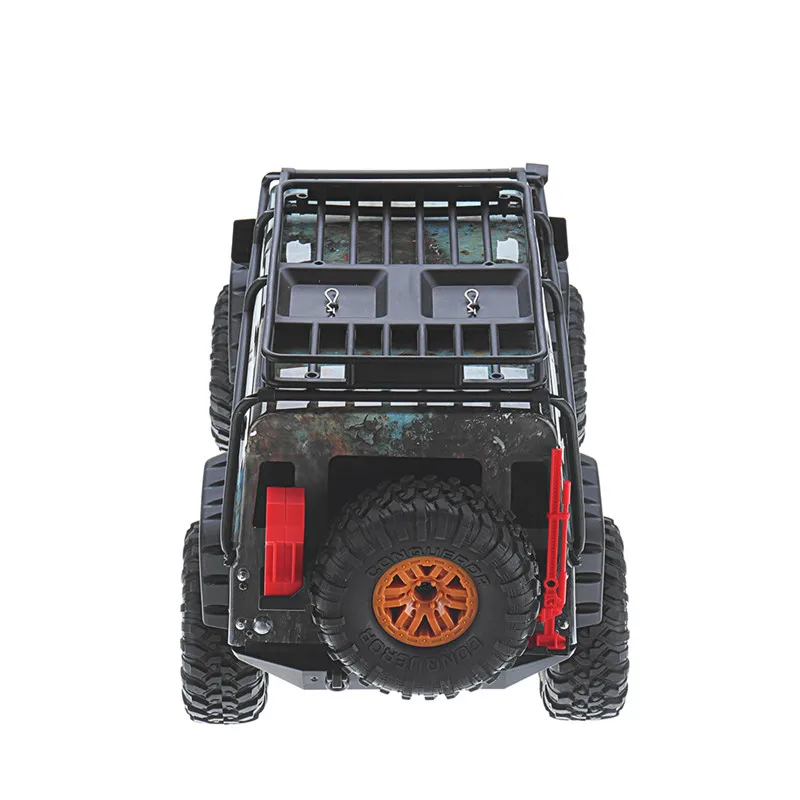 ZP1001 1/10 2,4G 4WD Rc автомобиль 2 Аккумуляторы для игрушек пропорциональное управление ретро автомобиль W/светодиодный светильник RTR модель дистанционного управления детские игрушки