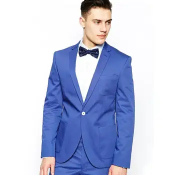 

Custom Made New Wedding Groom Groomsmen Suit Formal Best Man Business Man Tuxedos One Button Men Suits (Jacket+Pants)