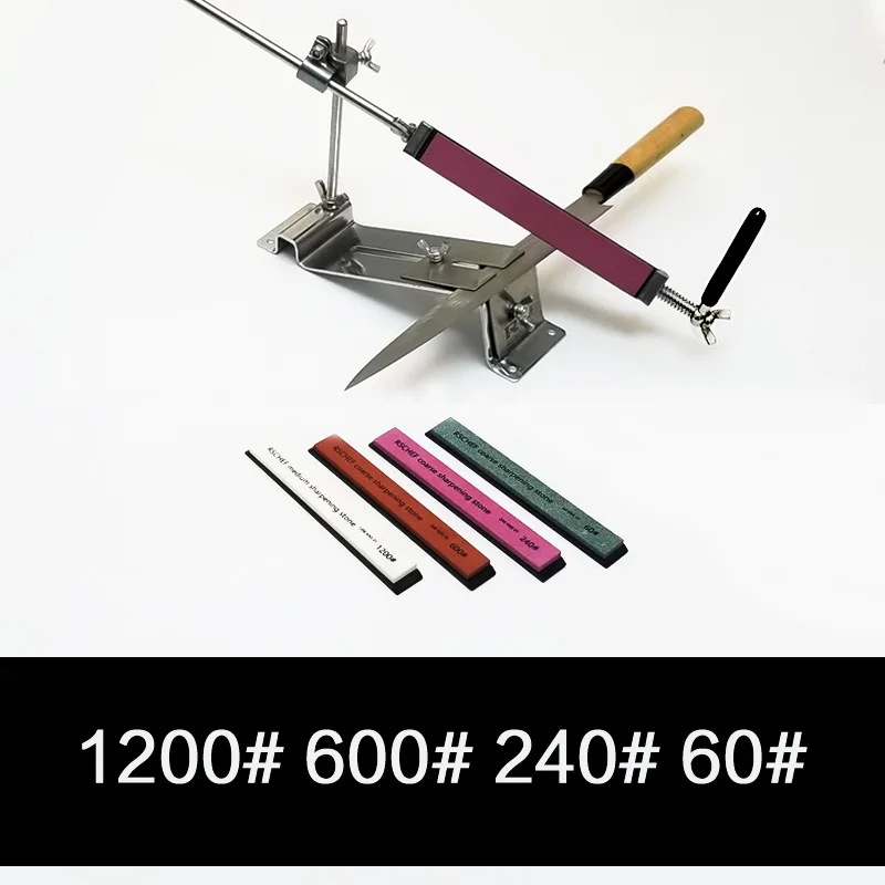 ruixin pro multi grit 60-10000 sharpening system knife sharpening stone sharpener whetstone fine coarse grind - Цвет: machine 4 stones-A