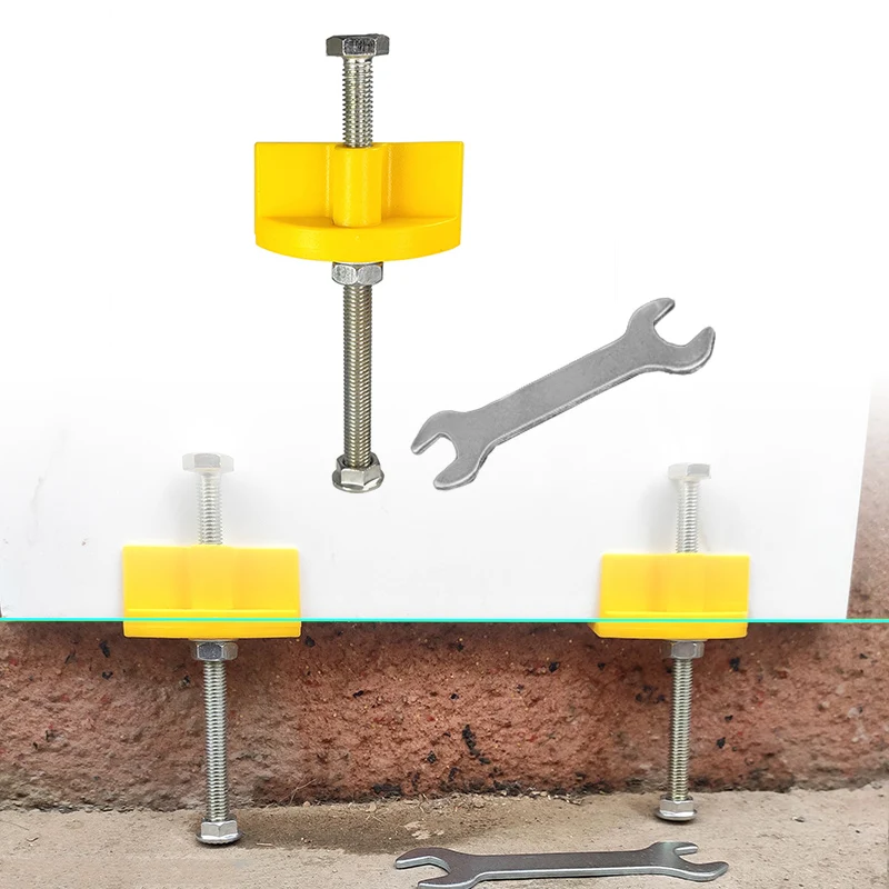 

10x Reusable Tile Leveler T-lock Flooring Tool Leveling Positioning 20-90mm New