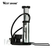 WEST BIKING Ultra-light MTB Bike Pump Portable Cycling Inflator Foot Bomba de ar bicicleta 100/120Psi High Pressure Bicycle