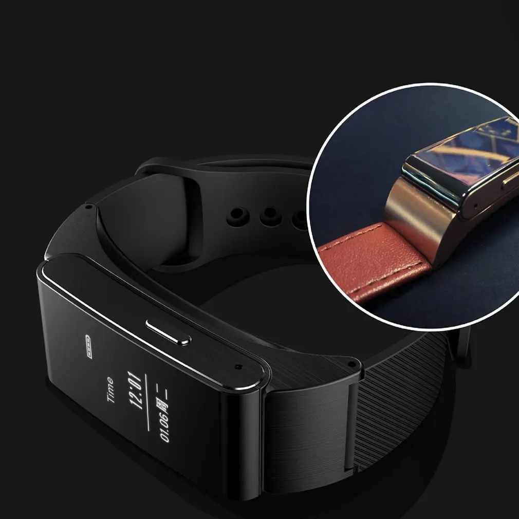 M8 Men Women Bluetooth Smart Bracelet Available As Bluetooth Earphone&Watch Activity Monitor Band Waterproof Touch Screen Watch