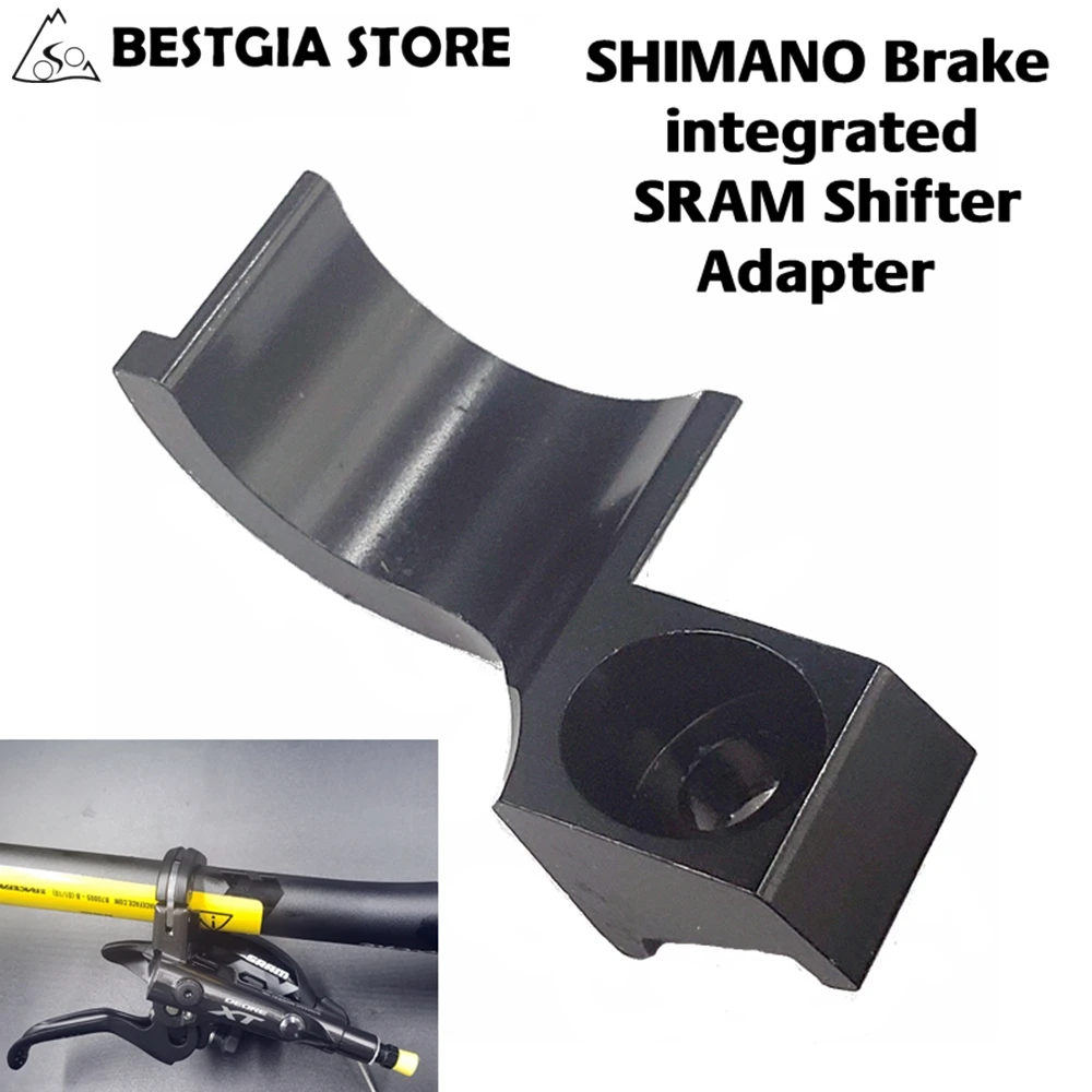 

ZRACE XTR/XT/SLX/DEORE Brake integrated SRAM Shifter Adapter,SHIMANO Brake&SRAM Shifter 2 in 1 For Brake M9020/M9000/M8020 4.5g