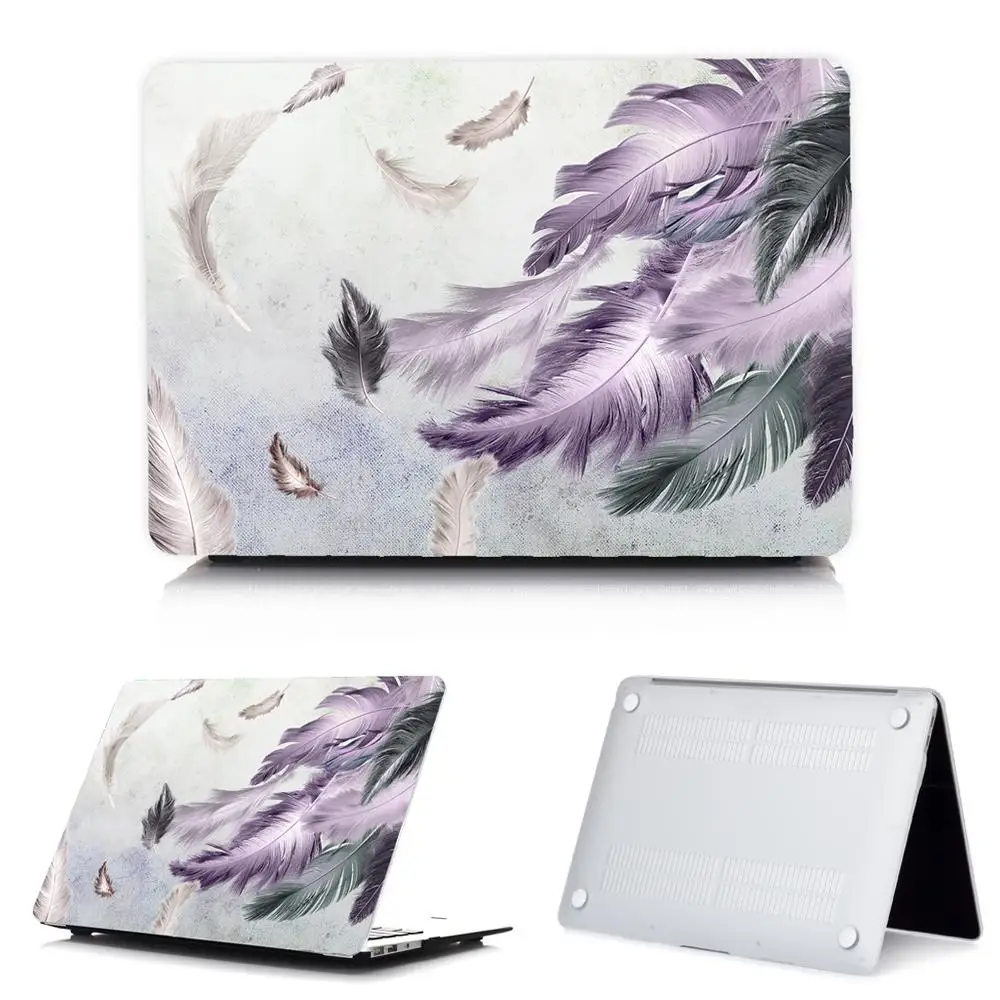 Laptop Case For MacBook Air 13 Touch ID A1932 new Shell For Macbook Pro 13 A2159 A1706 Retina 11 12 15.4 15 Hard cover - Цвет: yumao007
